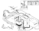Electrical Schematic Diagram and Parts List for 536-270211  Craftsman Lawn Mower