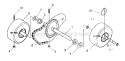 Wheel_Assembly Diagram and Parts List for 536-886331  Craftsman Snow Blower