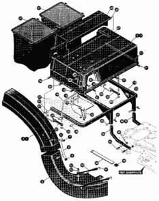 Page A Diagram and Parts List for 536243840  Craftsman Lawn Tractor Accessories