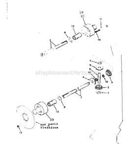 Part Location Diagram of 774330 Craftsman Axle