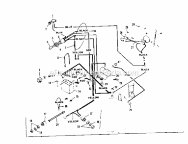 Part Location Diagram of 46863 Generac Ign. Stator Assembly