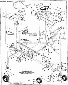 Part Location Diagram of 42641 Craftsman Steering Wheel