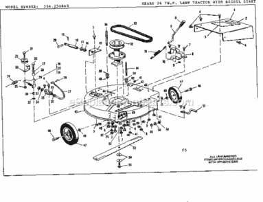 Part Location Diagram of 44026 Generac OBS TRANSFORMER