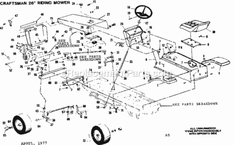Part Location Diagram of 48107 Generac M6-1.0 x 25mm capscrew