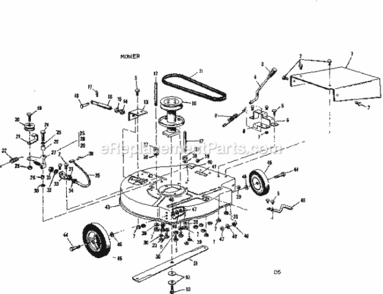 Page D Diagram and Parts List for 536250870  Craftsman Lawn Tractor