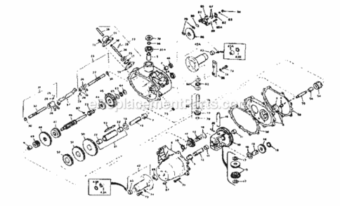 Page F Diagram and Parts List for 536250940  Craftsman Lawn Tractor