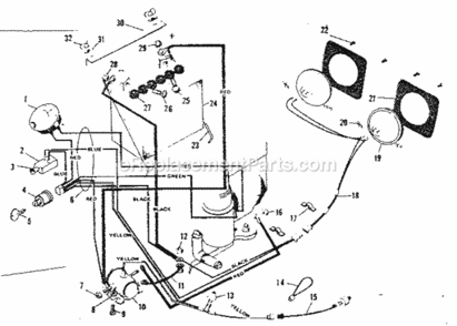 Part Location Diagram of 41412 Ridgid LEG, ASM SUPPORT