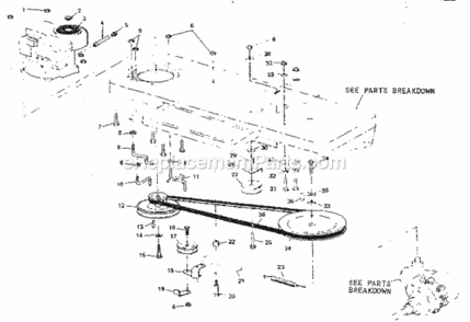 Part Location Diagram of 42108 Ridgid PIN, HANDLE PKG 2