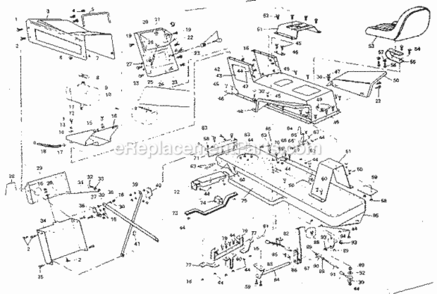 Part Location Diagram of 66056 Craftsman Upper Decal
