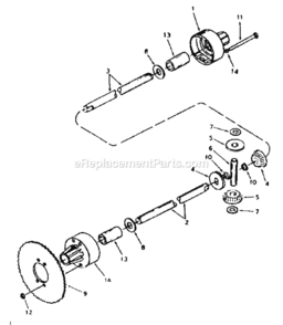 Page F Diagram and Parts List for 536255112  Craftsman Lawn Tractor