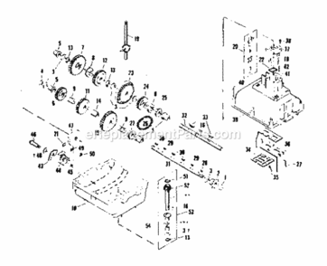 Page F Diagram and Parts List for 536255221  Craftsman Lawn Tractor
