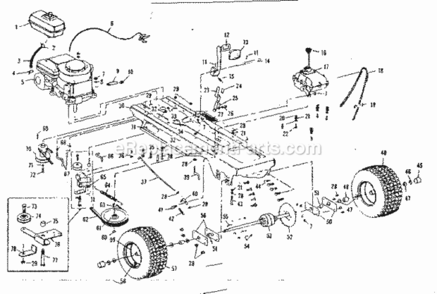 Part Location Diagram of 48850 Generac FLOAT