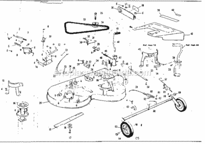 Part Location Diagram of 48856 Craftsman Bracket
