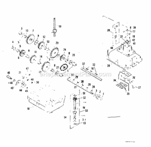 Page E Diagram and Parts List for 536255230  Craftsman Lawn Tractor