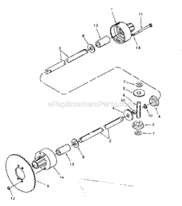 Page F Diagram and Parts List for 536255230  Craftsman Lawn Tractor