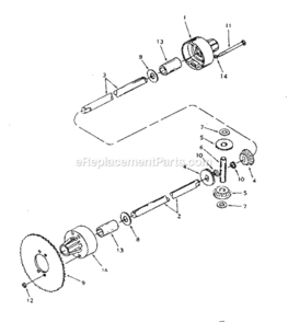 Page F Diagram and Parts List for 536255232  Craftsman Lawn Tractor