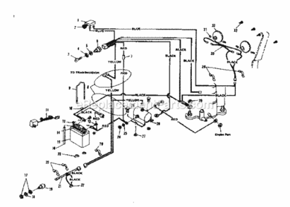 Page A Diagram and Parts List for 536255250  Craftsman Lawn Tractor