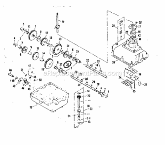 Part Location Diagram of 38003 Tecumseh Control Bracket
