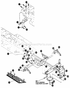 Page A Diagram and Parts List for 536255860  Craftsman Lawn Tractor