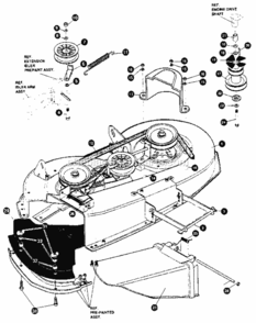 Page K Diagram and Parts List for 536255860  Craftsman Lawn Tractor