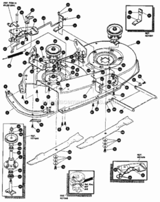 Page J Diagram and Parts List for 536255861  Craftsman Lawn Tractor