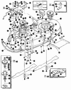 Page I Diagram and Parts List for 536255870  Craftsman Lawn Tractor