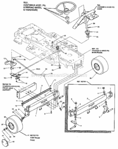 Page D Diagram and Parts List for 536255880  Craftsman Lawn Tractor