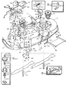 Part Location Diagram of 326249E701MA Craftsman Mp Bracket E