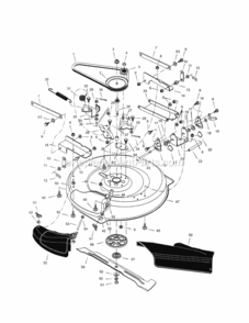 Part Location Diagram of 1401037E701 Craftsman Bracket Deck