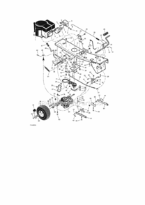 Page C Diagram and Parts List for 536270282  Craftsman Lawn Tractor
