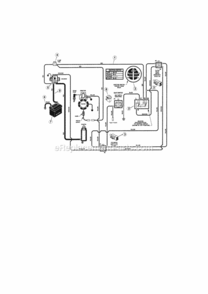 Page F Diagram and Parts List for 536270282  Craftsman Lawn Tractor