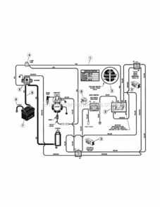 Page F Diagram and Parts List for 536270290  Craftsman Lawn Tractor