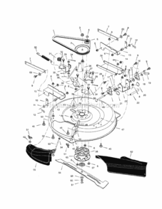 Page E Diagram and Parts List for 536270340  Craftsman Lawn Tractor