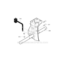 Page B Diagram and Parts List for 536292523  Craftsman Cultivator