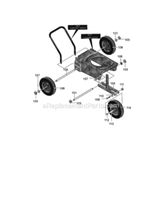 Page C Diagram and Parts List for 536772101  Craftsman Edger