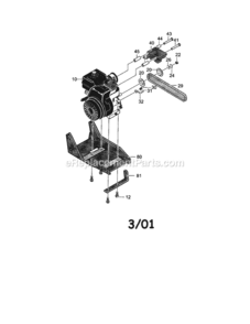Page A Diagram and Parts List for 536772301  Craftsman Edger