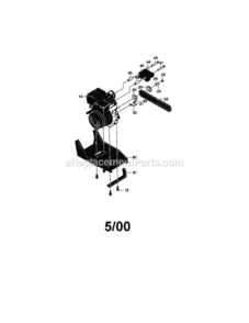 Page A Diagram and Parts List for 536772400  Craftsman Edger