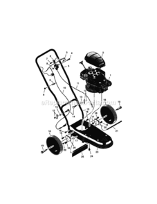 Page B Diagram and Parts List for 536773400  Craftsman Trimmer