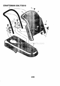 Page A Diagram and Parts List for 536773510  Craftsman Trimmer