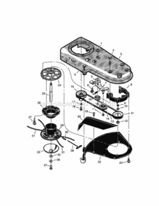 Page B Diagram and Parts List for 536773521  Craftsman Trimmer