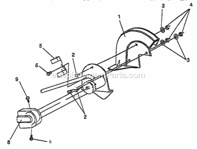 Page C Diagram and Parts List for 536787581  Craftsman Edger