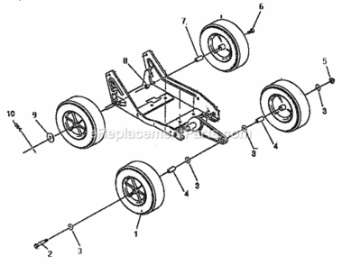 Page F Diagram and Parts List for 536787581  Craftsman Edger