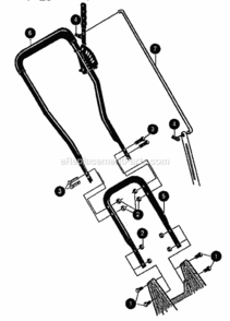 Page H Diagram and Parts List for 536787581  Craftsman Edger
