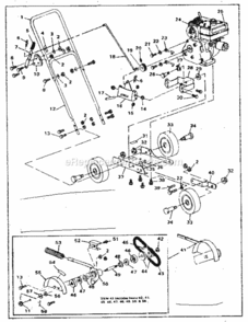 Page A Diagram and Parts List for 536796511  Craftsman Edger