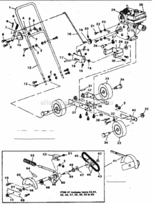 Page A Diagram and Parts List for 536796512  Craftsman Edger