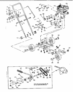 Part Location Diagram of 56292 Generac Bracket Idle Control
