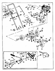 Page A Diagram and Parts List for 536796516  Craftsman Edger