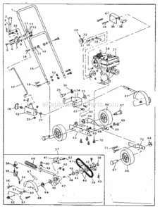 Page A Diagram and Parts List for 536796525  Craftsman Edger