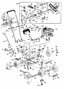 Part Location Diagram of 62824 Craftsman Manual