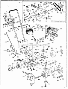 Page A Diagram and Parts List for 536796536  Craftsman Edger
